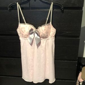 La SENZA Pink leopard babydoll